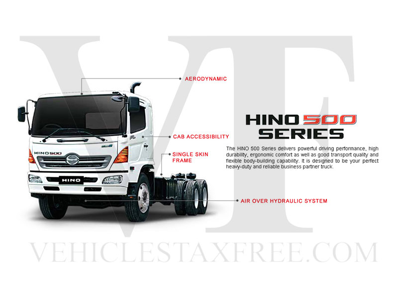 Gama Camiones HINO500 Series Toyota Vehicles Tax Free